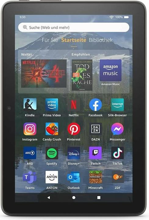 Produktbild Amazon Fire HD 8 Plus (2022) (nur WLAN, 8", 32 GB, Grey)