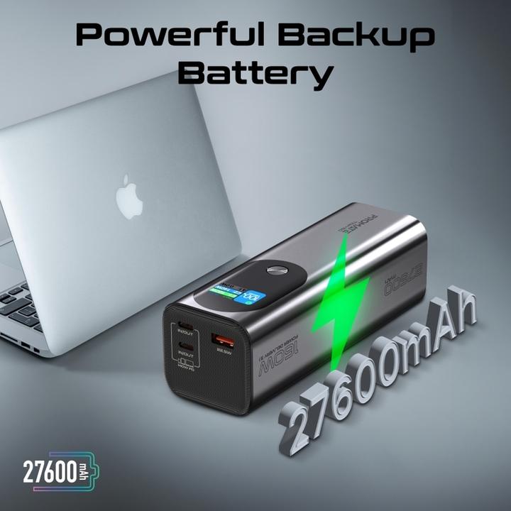 Produktbild ProMate Titan-160 Powerbank 27600mAh (27600 mAh, 160 W, 99.36 Wh)