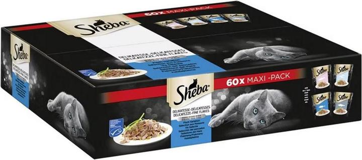Produktbild Sheba Auswahl Fisch (Adult, 60 Stk., 5100 g)