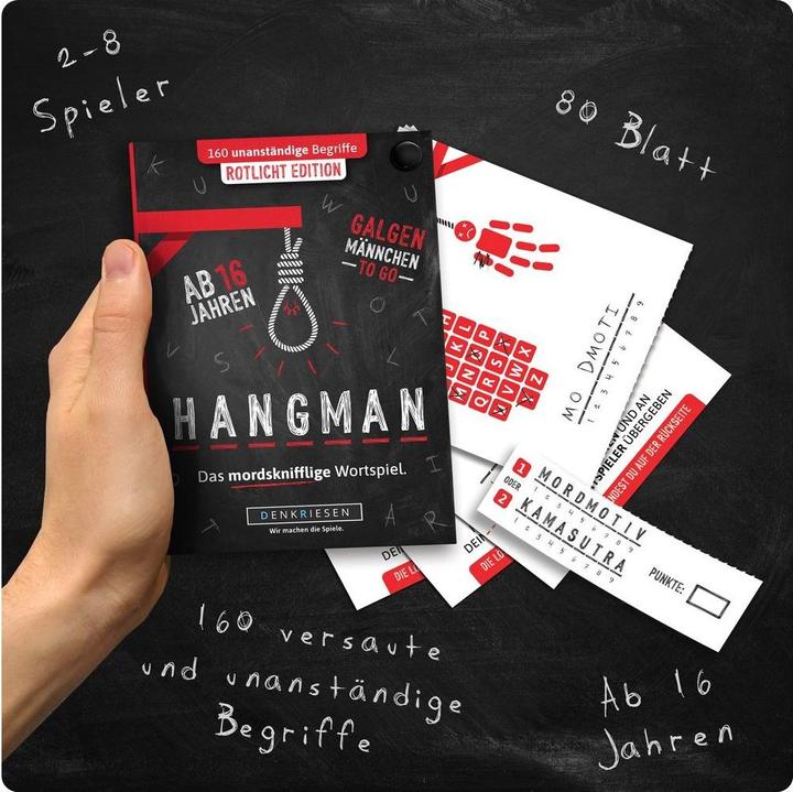 Produktbild Denkriesen Hangmann - Rotlicht Edition (Deutsch)