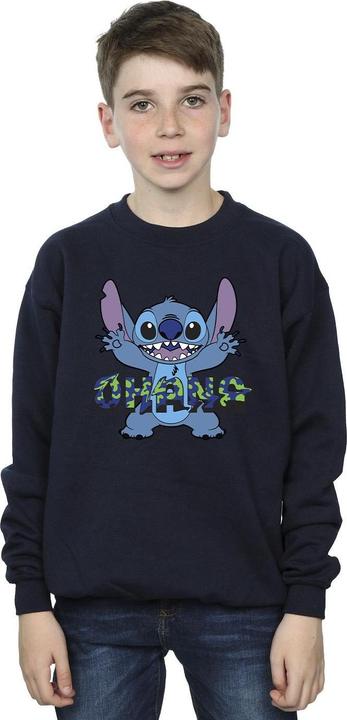 Image du produit Disney - Sweat LILO AND STITCH OHANA BLUE GLITCH - Garçon (140, 146)
