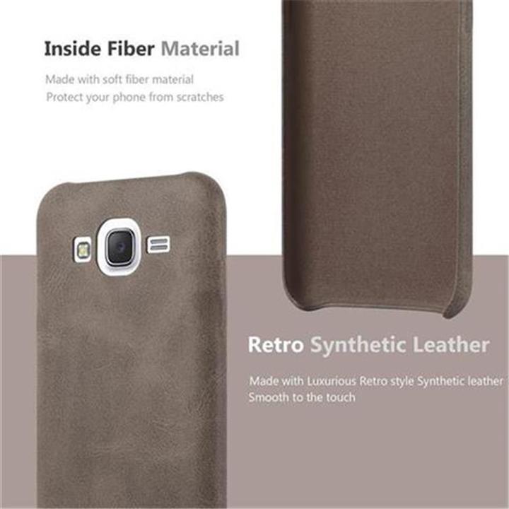 Image du produit Cadorabo Couverture rigide en similicuir avec structure (Samsung Galaxy J5 (2015))