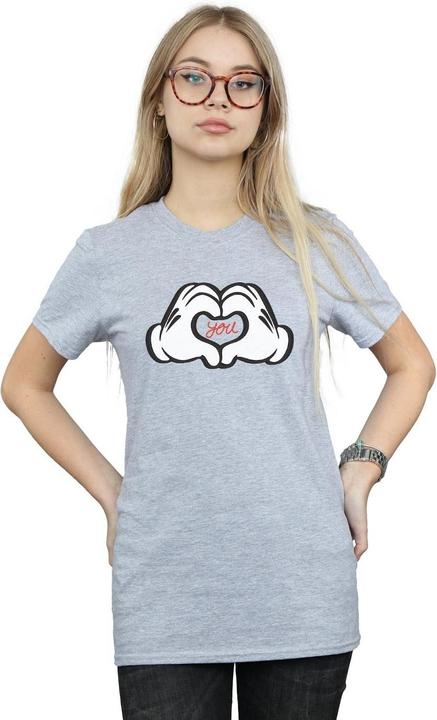 Immagine prodotto Disney Mickey Mouse Loves You Maglietta Ampia Donna (3XL)