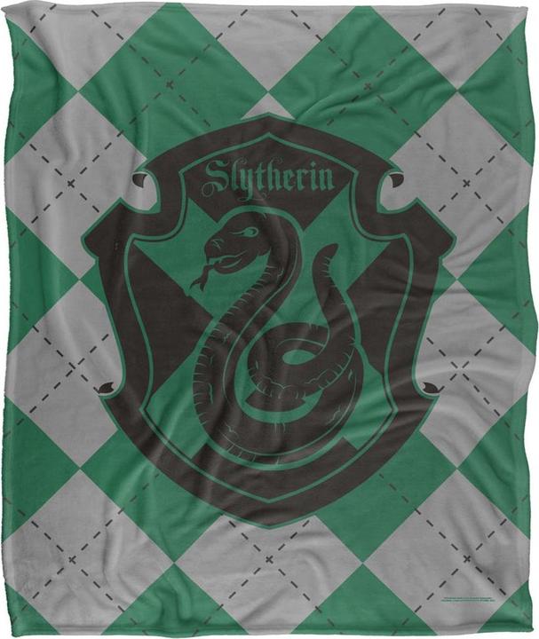 Actual product image Slytherin Blanket (152 x 127 cm)