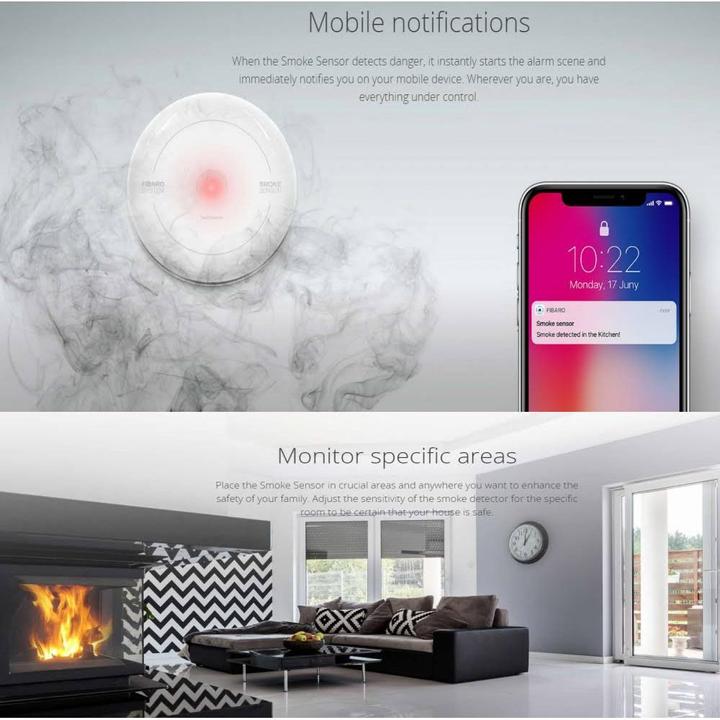 Produktbild Fibaro Smoke Sensor