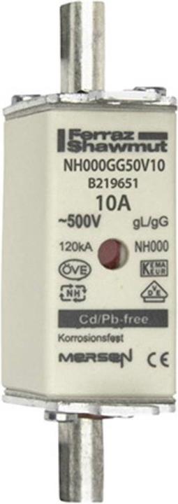Produktbild Mersen NHSicherung Sicherungsgrösse (NH-DIN Sicherung, 10 A)
