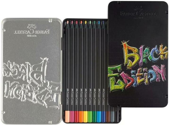 Image du produit Faber-Castell Édition noire (Multicolore, Noir, 12 x)