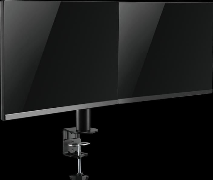 Produktbild LogiLink 2-Fach Monitorhalterung 17 - 32"Ärmlaenge verstellbar (Tisch, 32")