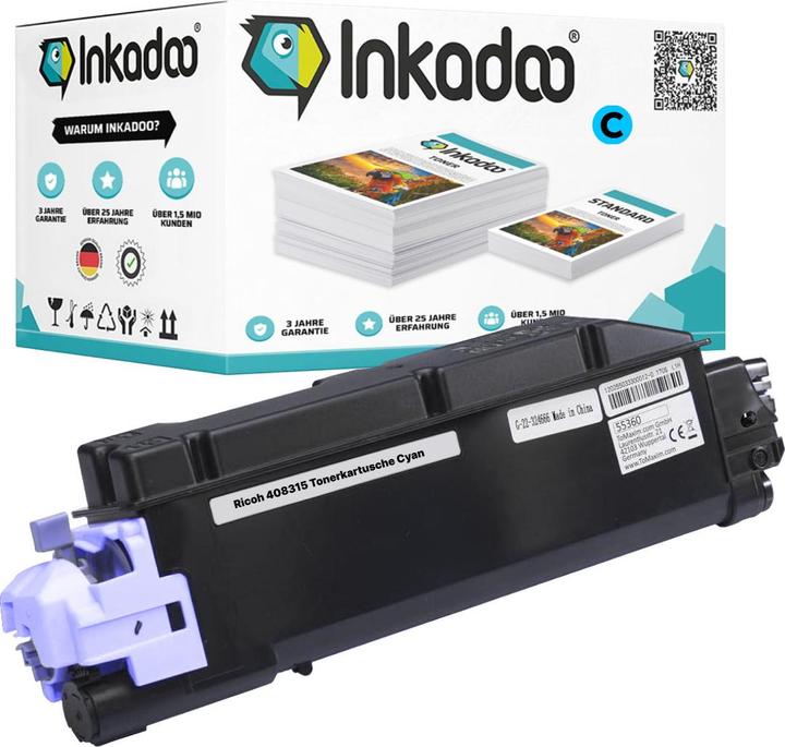 Actual product image Inkadoo Toner kompatibel mit Ricoh 408317 Toner