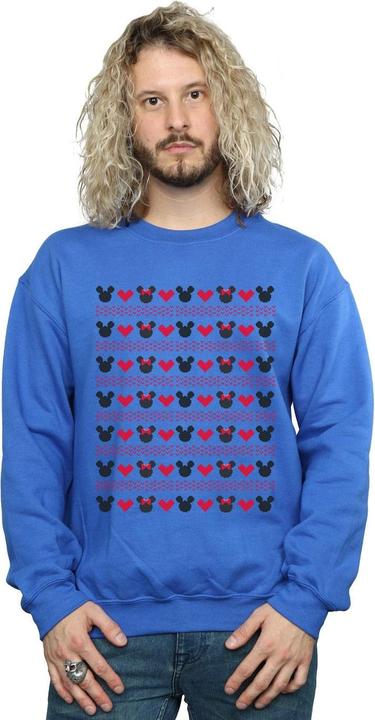 Produktbild Disney Mickey And Minnie Christmas Hearts Sweatshirt (XXL)