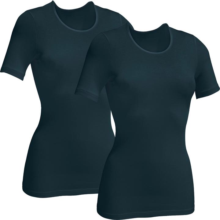 Erwin Müller Damen-Unterhemd, 1/2-Arm 2er-Pack (44)
