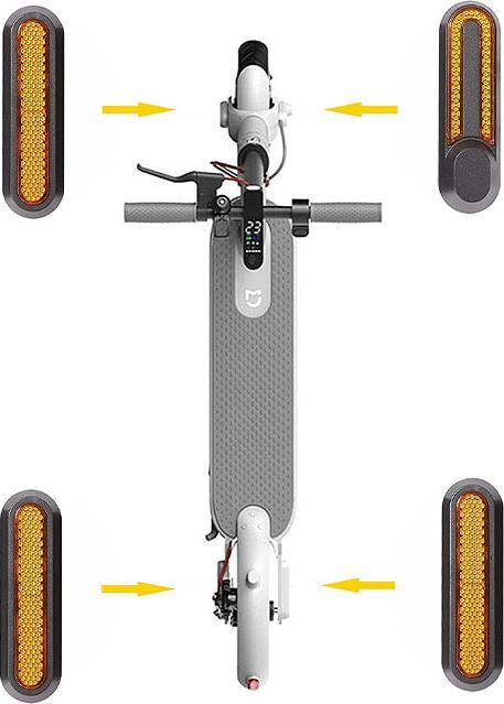 Immagine prodotto Homava Riflettori (Mi E-Scooter)