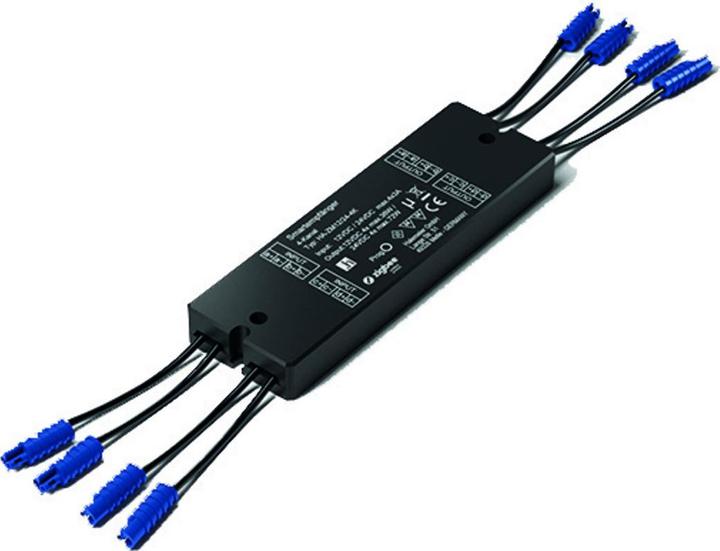 Halemeier 4 channel smart receiver for radio dimmer switch S-Mitter 12 V