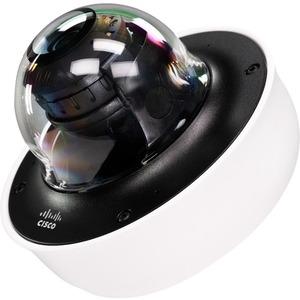 Actual product image Cisco MERAKI FIXED LENS MV63 MINI-DOME OUTDOOR 4K CAMERA- 256GB (2560 x 1440 Pixels)