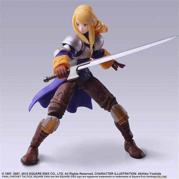 Actual product image Square Enix Final Fantasy Tactics Bring Arts action figure Agrias Oaks 14 cm
