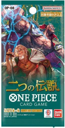 One Piece Two Legends Booster Pack OP-08 - Card Game - JP (Japanese, Booster display)