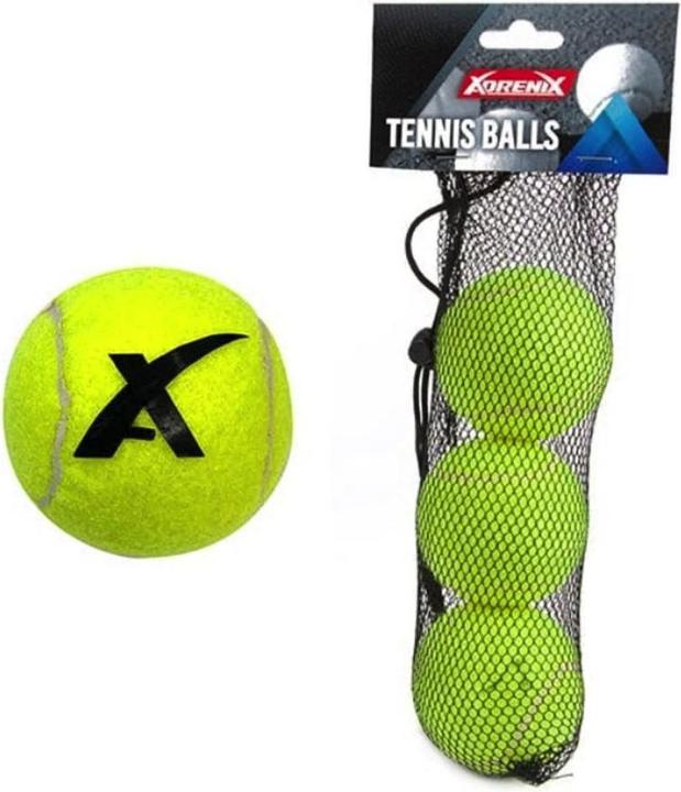 Image du produit Toi-Toys Balles de tennis Adrenix avec filet refermable, 3 pcs.