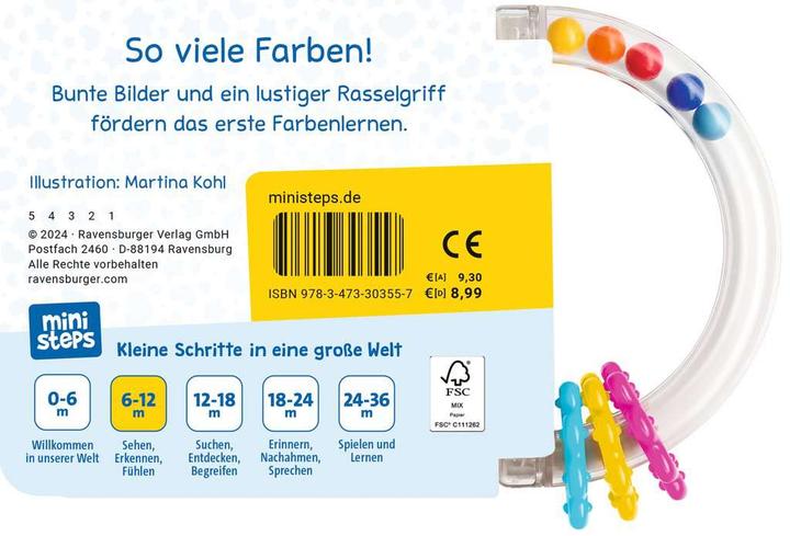 Actual product image Ravensburger Mein buntes Rasselbuch (German)