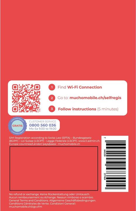 Actual product image BeeOne SIM card MUCHO Mobile Pack DUOMAXI
