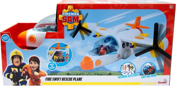 Produktbild Simba Figurka - Strażak Sam Duży samolot ratunkowy 42 cm + figurka Krystyny 9252615