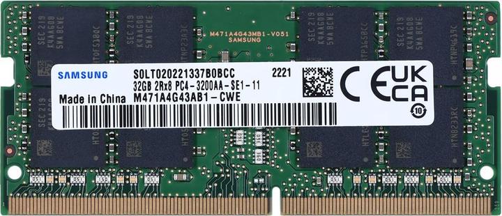 Nutritional values and ingredients Lenovo 4X71A11993 (1 x 32GB, 3200 MHz, DDR4-RAM, SO-DIMM)