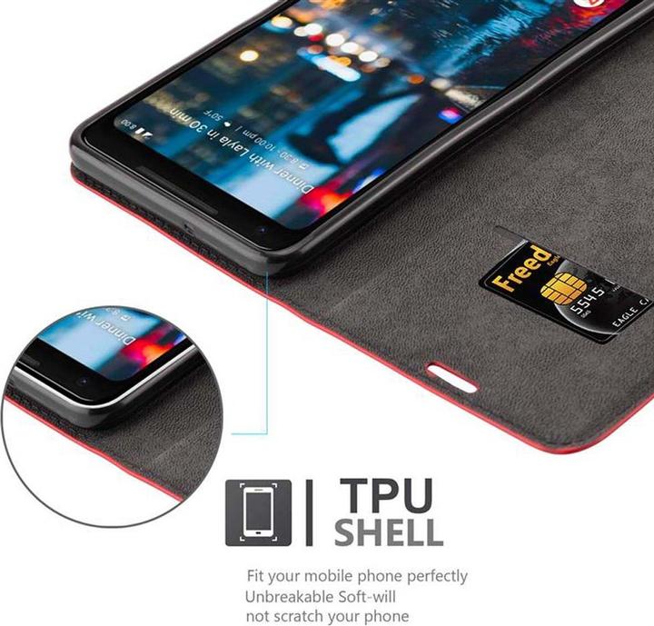 Actual product image Cadorabo Book Invisible Magnet Cover (Google Pixel 2 XL)