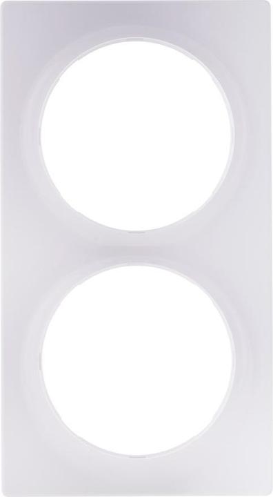 Actual product image Fibaro Walli Double Cover Plate FG-Wx-PP-0003-8 anthracite