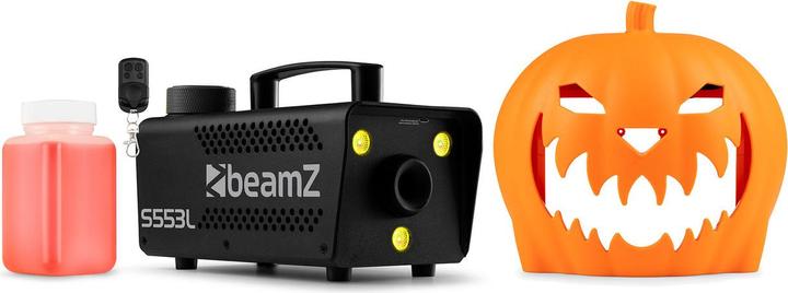 Image du produit BeamZ S553L Machine à fumée avec tête de citrouille