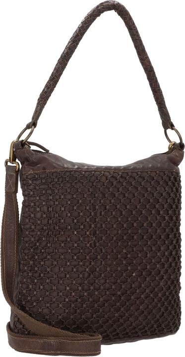 Actual product image Greenland Nature Femi & Nine leather shoulder bag 39 cm