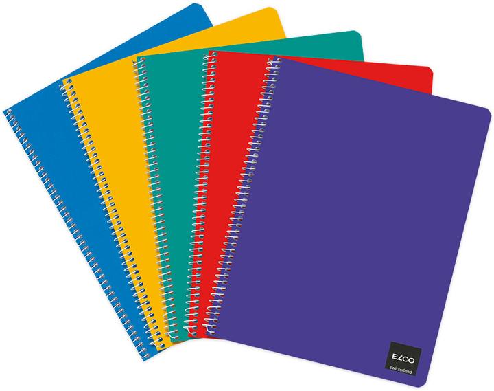 Image du produit Elco Cahier à spirales (A5, Quadrillé)