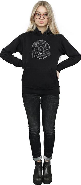 Actual product image Womens/Ladies Gryffindor Seal Hoodie (M)
