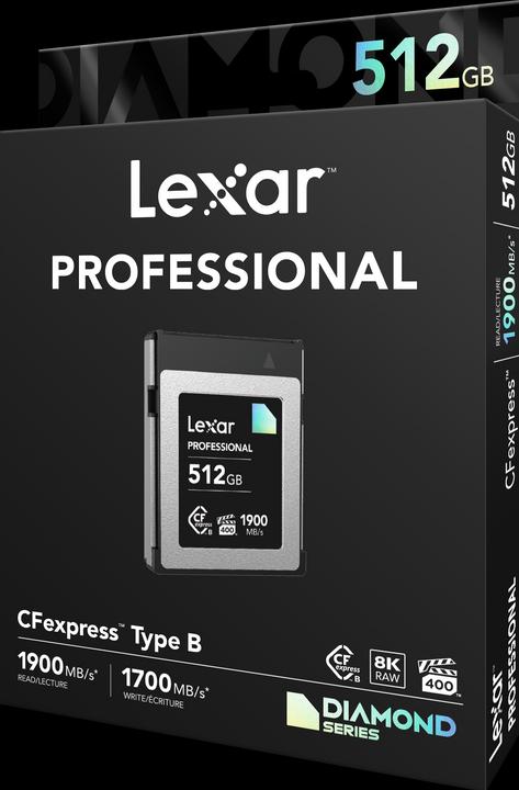 Actual product image Lexar Professional Diamond Series (512 GB, CFexpress)