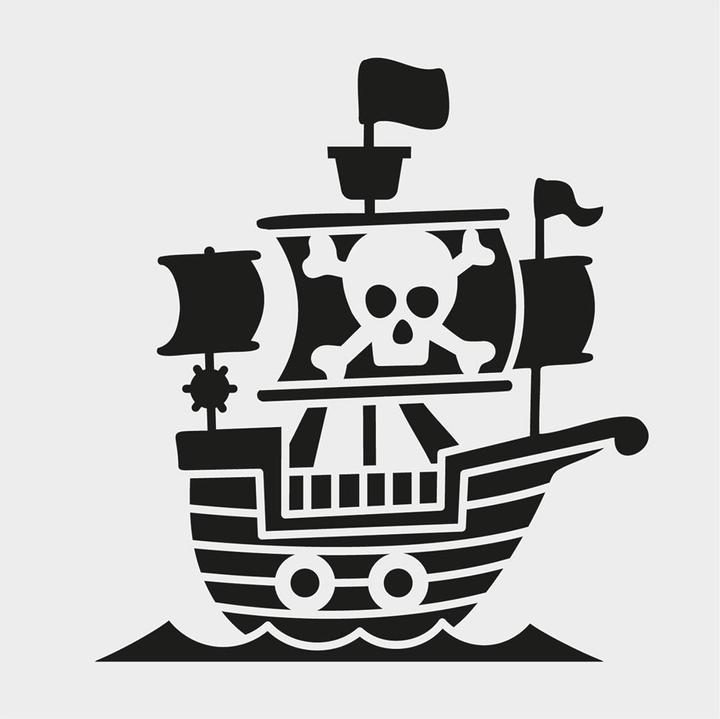 Actual product image Aladine Stencils Pirates (MQ6)
