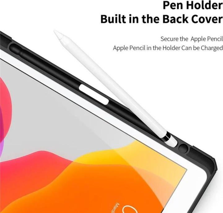 Productafbeelding Dux Ducis Toby Serie Leren Boekomslag Hoesje (iPad 10.2 (2020), iPad 10.2 2019, IPad 10.2 (2021))