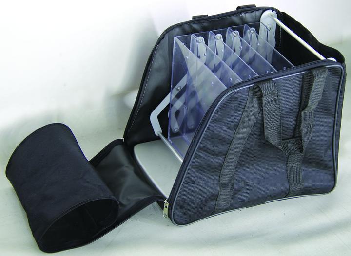 Actual product image Europel Leaflet holder with base plate, 5 x DIN A4, foldable (A4)