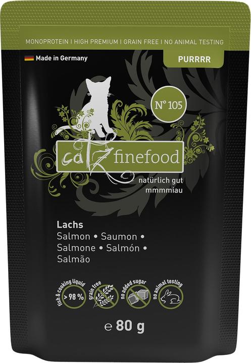 Immagine prodotto Catz Finefood Purrrr No.105 Salmone (Adulto, 1 pz., 80 g)