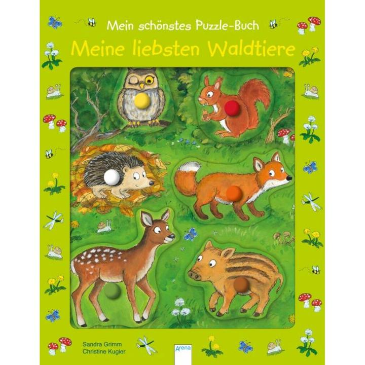 Produktbild Mein schönstes Puzzle-Buch. Meine liebsten Waldtiere (Deutsch, Sandra Grimm, 2020)