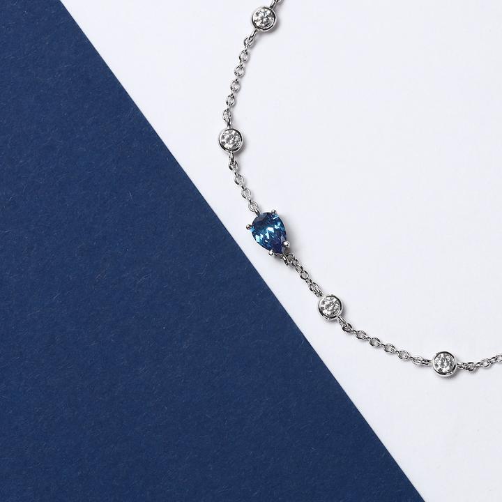 Produktbild Morellato Charming silver bracelet with zircons Tesori SAIW201 (19 cm, Silber 925)