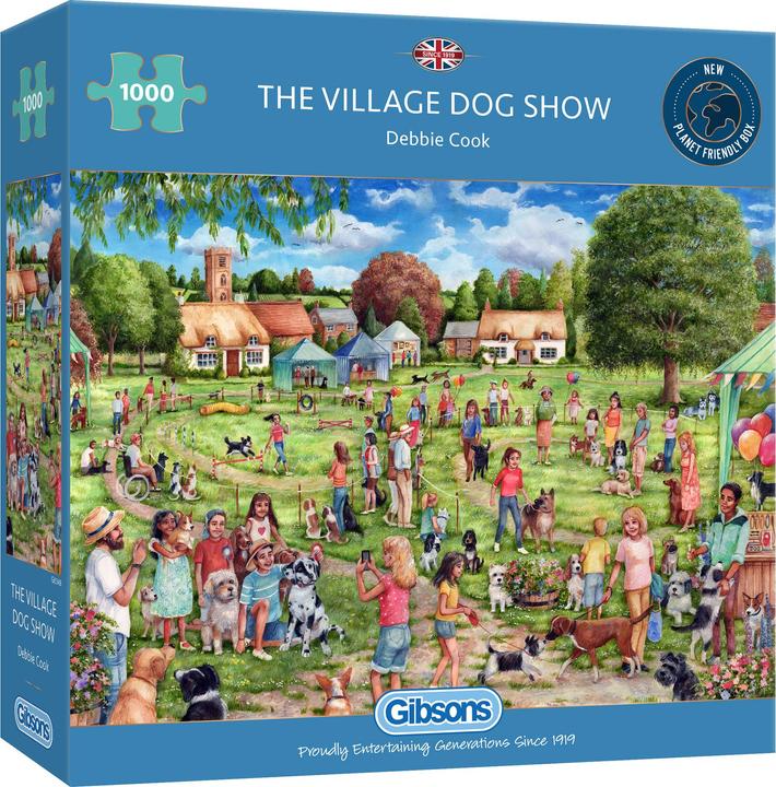 Immagine prodotto Gibsons Puzzle Village competizione canina 1000 pezzi (1000 pezzi)