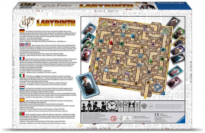 Actual product image Ravensburger Harry Potter Labyrinth (Italian, Dutch, French, German, English, Spanish)