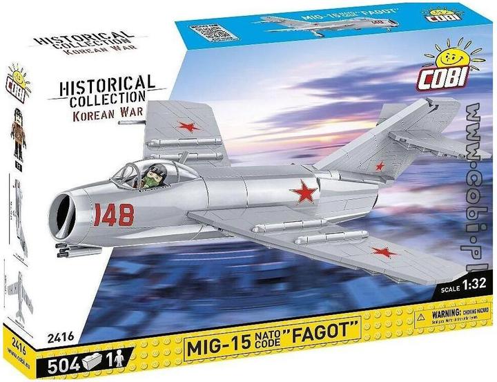 Image du produit Cobi MiG-15 Fagot, modèle réduit, 504 pièces, dès 7 ans