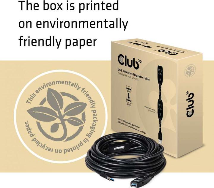 Produktbild Club 3D USB 3.0 (15 m, USB 3.0)