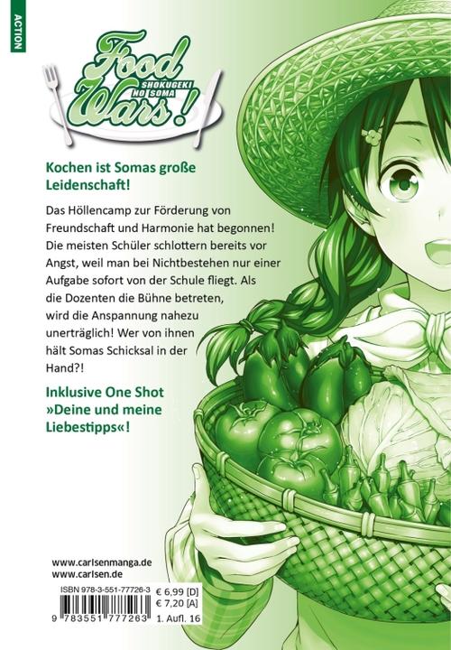 Produktbild Food Wars - Shokugeki No Soma, Band 3 (Deutsch, Yuto Tsukuda, 2016)