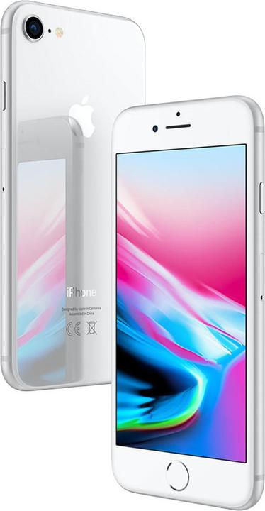 Re!commerce iPhone 8 (64 GB, Silver, 4.70", 12 Mpx, Single SIM, A / Wie neu)