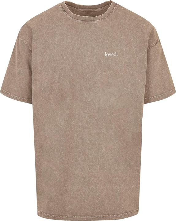 Merchcode Love Acid Washed Heavy Oversize Tee - 112397