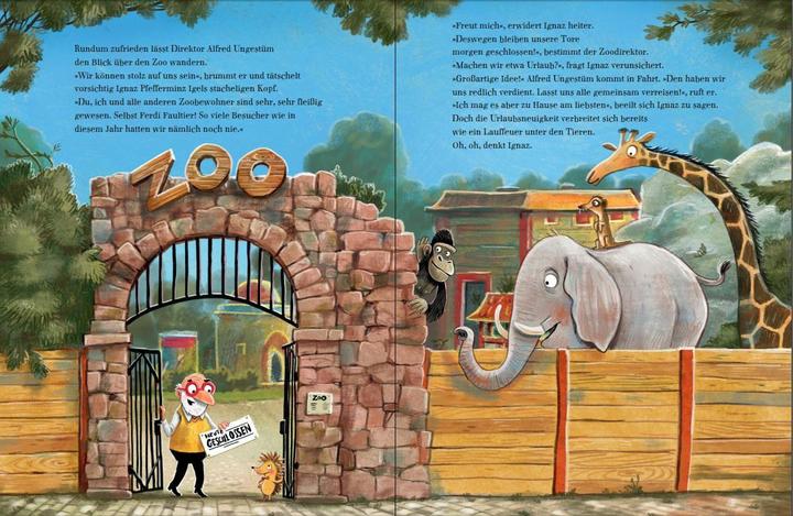 Actual product image Die grosse Weltreise durch den Zoo (German, Sophie Schoenwald, 2024)
