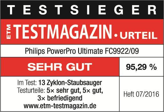 Produktbild Philips FC9922/09 PowerPro Ultimate beutelloser Staubsauger