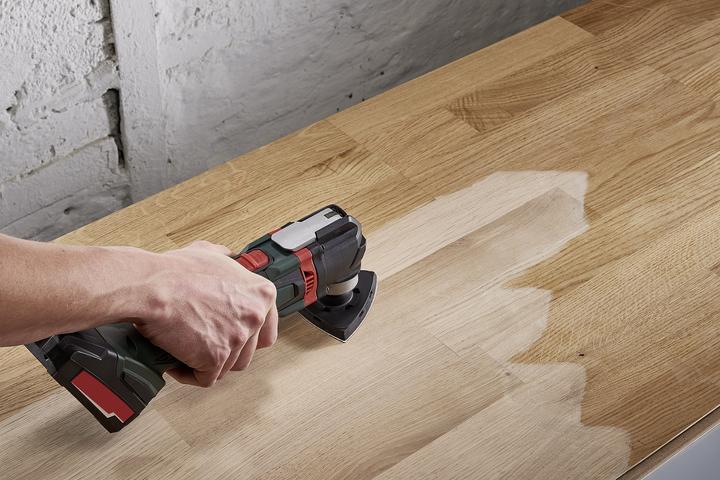 Actual product image wolfcraft wolfcraft 5 adhesive sanding sheets Aluminium oxide K40 Delta 105mm (40)