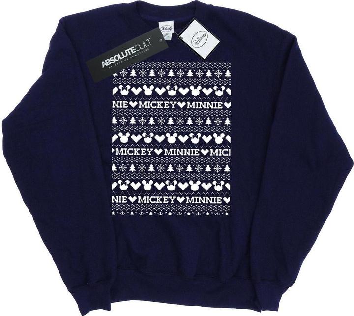 Produktbild Disney Mickey And Minnie Christmas Fair Isle Sweatshirt (S)