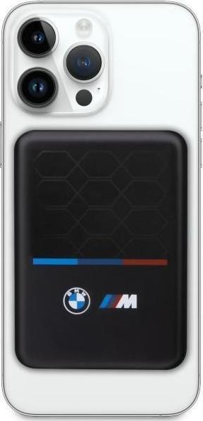 Produktbild BMW Powerbank indukcyjny BMPBMS3K22PGVK 5W 3000mAh + kabel czarny/black M Collection MagSafe (3000 mAh, 5 W, 11000 Wh)
